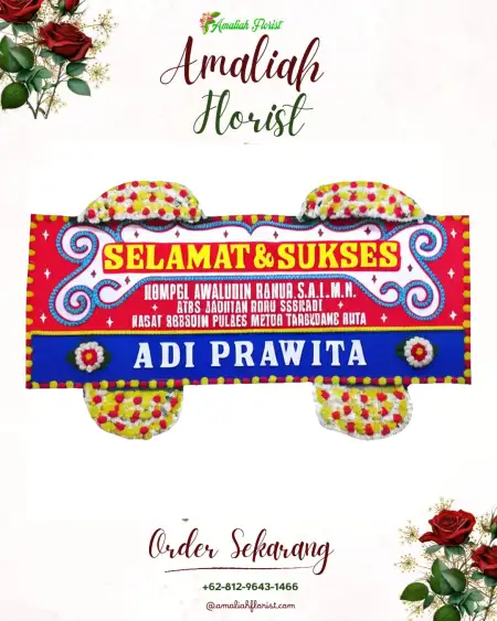 Papan Bunga Ucapan Selamat Pegadingan