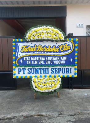 Papan Bunga Duka di Pegadingan